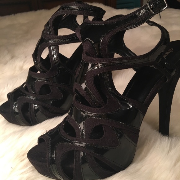 Charlotte Russe Shoes - NEW Black Platform High Heels Charlotte Russe 8